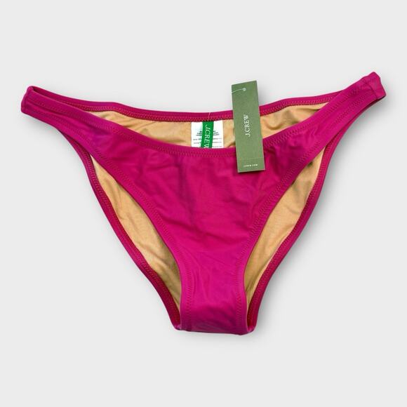J. Crew Other - J. Crew Heritage 1989 High Leg Bikini Bottom Small‎ Radiant Fuchsia Pink